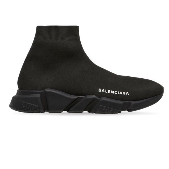 MEN'S SPEED RECYCLED KNIT SNEAKER IN BLACK SIZE 43 - Picture 1 of 7